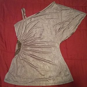 One shoulder blouse